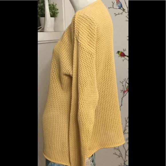 Additions by Chico’s Mustard Yellow Knit Sweater - Picture 2 of 5